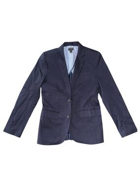 J. Crew Navy Single-Breasted Blazer